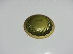 Red Metal Tin Serving Trays , Round Water / Food Serve Tray For Restaurant
