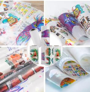 Quality 60cm*100m Hot Peeling Transfer DTF PET Film For I3200 4720 L1800 Printing wholesale