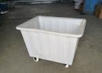 Materials Handling Linen 450L Poly Box Truck Rectangular Tapered Tub Trolleys