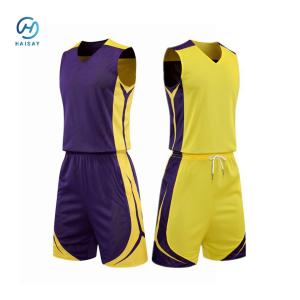 Quality OEM Custom Sublimation Sports Wear Clothes Basketball Shorts Reversible Basketball Jersey Uniform Set For Men Mens Kid Youth wholesale
