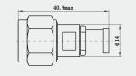 N Male RF Coaxial Connector for CXN3450/MF740A Cable Solder Type