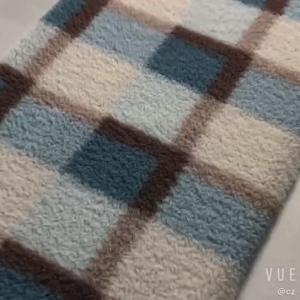 Quality Winter Warm Coat Carpet Bedding Green Sherpa Fabric 300gsm 150D wholesale