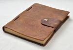 Large Antique Travel Journal Notebook Wear Resistant With Snap Fastener