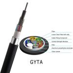 Strength Member Direct Burial 4 / 8 / 48 Core Outdoor Fiber Optic Cable
