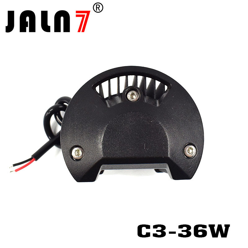 LED Light Bar JALN7 36W 3Rows Spot Beam LED Driving Lamp Super Bright Off Road Lights LED Work Light Boat Jeep