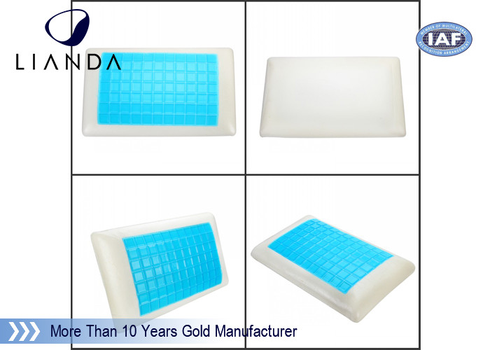 Reversible Cooling Gel Pillows with Stay Cool Blue Gel Top and Premium Memory Foam