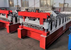 Quality 0.7mm 5kw Trapezoidal Roll Forming Machine For Metal Roofing Sheet wholesale
