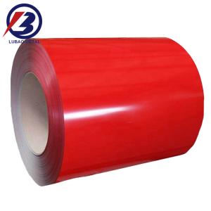 Quality Z121-Z180 Coating PPGI Coils in RAL Color Red Violet Blue Green for Color Coated Steel Coil Ppgi wholesale