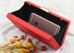 Handmade Rectangle Shape Evening Clutch Bags , Party Fashion Small Clutch Purse