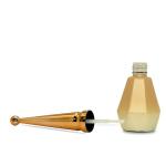 Gradient Gold Spraying Frosted Glass Nail Polish Bottles 5ml 7ml