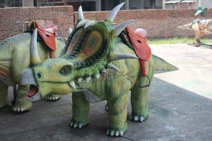 Quality Kiddie Walking Dinosaur Rides , Realistic Animatronic Dinosaur Toy Car wholesale
