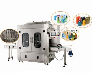 China Four Heads Volumetric Liquid Filling Machine / Liquid Piston Filler on sale