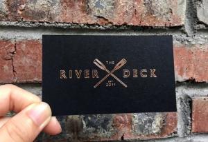 Quality Luxury Foil Stamping Rose Gold Foil Business Card Customized Design Black Card wholesale