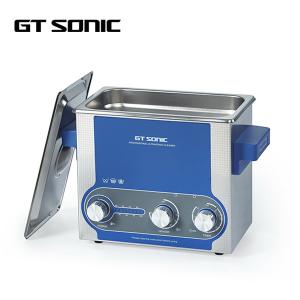 Quality 3 Liters Manual Ultrasonic Cleaner Adjustable Power 0 - 30 Min Timer wholesale