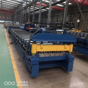 Quality Painted Coated Metal Corrugated Wave Roof And Wall Panel Cold Roll Forming Machine wholesale