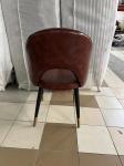 Luxury Modern Nordic Style Back Rest Leather Chair Living Room Hotel Furniture