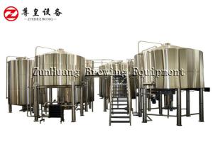 Quality Stainless Steel Commercial Beer Brewing Equipment Steam Gas / Electrical Power Heating wholesale