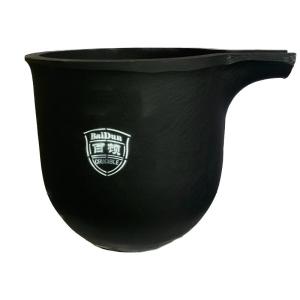 Quality 150kg Capacity Round Zinc Melting Crucible Good Thermal Shock Resistance wholesale