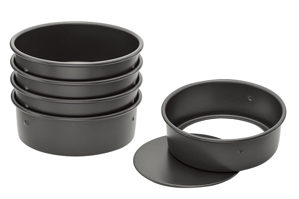 RK Bakeware China- Pound Cake Mould With Removable Bottom Nonstick Coated For Making Mousse Cakes