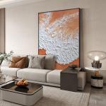 Impressionist Landscape Boat Beach Palette Knife Hand Painted Scenery Oil