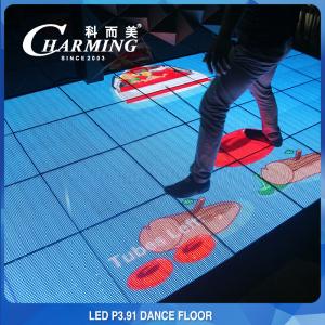 Quality Antiwear IP53 Dance Floor Underground LED Screen Tempered Glass wholesale