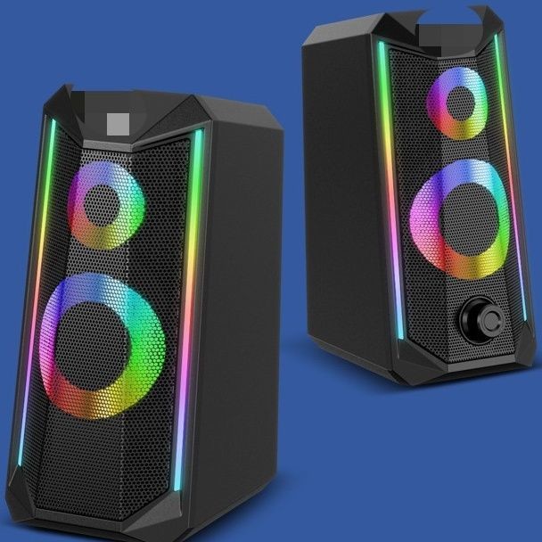RGB Gaming Computer Speaker USB Laptop Small Audio Super Volume Desktop Subwoofers