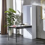 PVC Finish 191cm MDF Fold Out Table Cabinet Space Saving Furnitures