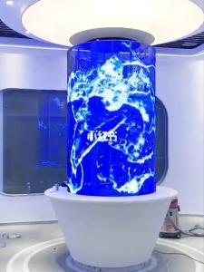 Quality Cylinder P3.9 - 7.8 Nation Star LED Transparent Display wholesale