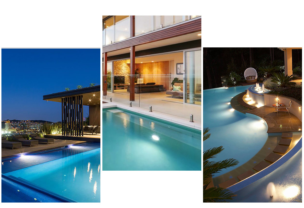IP68 25W RGB Remote Surface Mounted underwater Swimming Pool LED Lights bulb