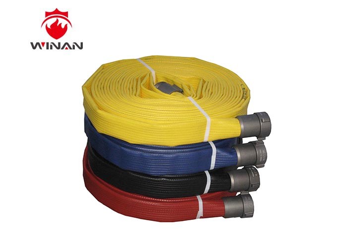 Fabric Fire Fighting Hose Reel High Pressure ISO9001/CCCF Certificate