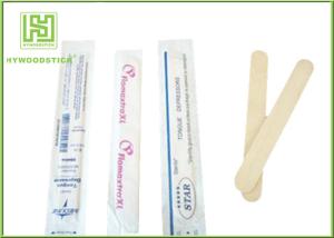Quality Eco - Friendly Medical Wooden Spatula , Customized Flavored Tongue Depressors Wooden wholesale