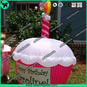 Quality Advertising Inflatable Cup Cake Replica/Promotional Cup Cake Model wholesale