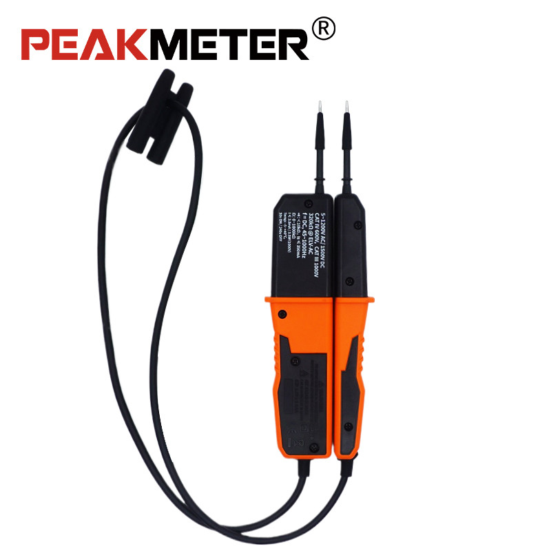IP65 Waterproof Digital Voltage Tester Dustproof Rating Durable for Industrial