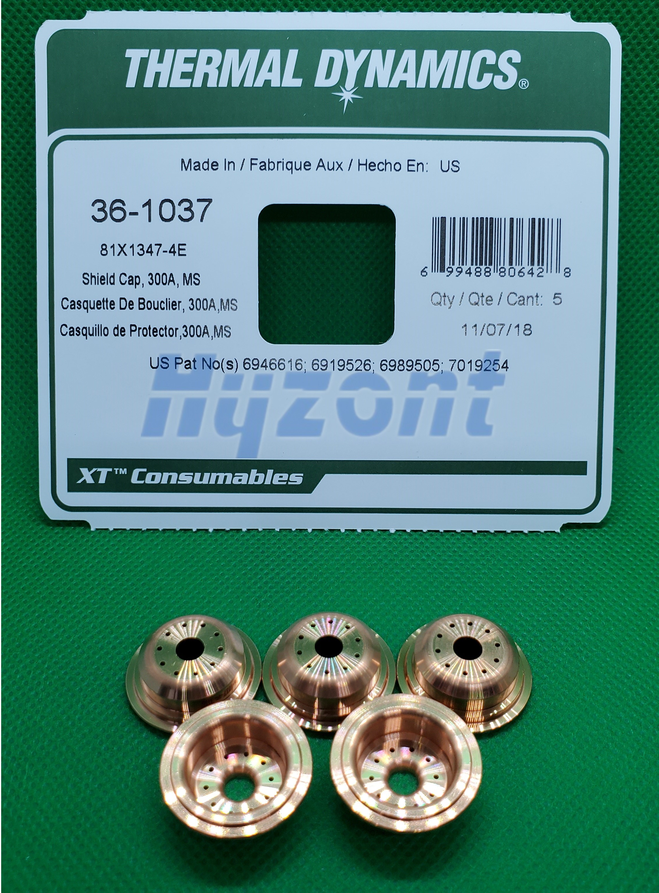 300Amp air Thermal Dynamics Plasma Cutter 36-1037 Cutting Torch Nozzle
