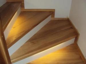 Quality Triangle shape natural white oak solid wood stair treads wholesale
