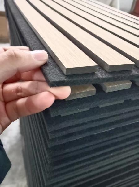 Architectural Wooden Acoustic Baffle Panel With Fire Resistant And Moisture