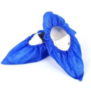 Quality Non Irritating Blue Cleanroom Hygienic Shoe Cover wholesale