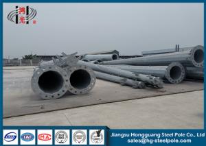 Quality Steel Tapered Q235 Polygonal Power Transmission Poles With Hot Dip Galvanized 15m wholesale