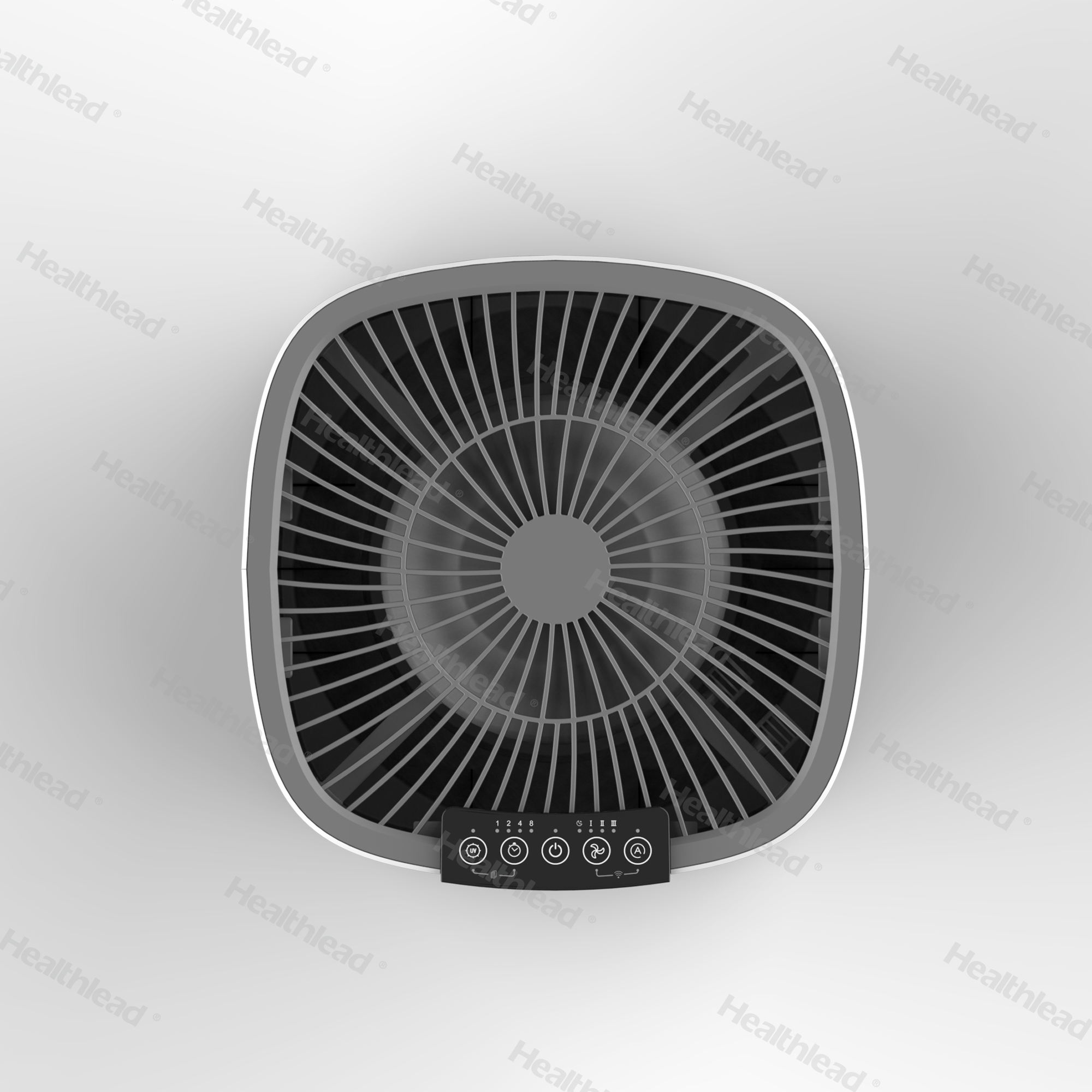 LED Home Disinfection HEPA Household Air Purifier CADR 450m3/H Uvc Air Cleaners EPI403