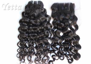 Quality Full Cuticles Brazilian 8A Human Hair Weave No Shedding No Lice wholesale