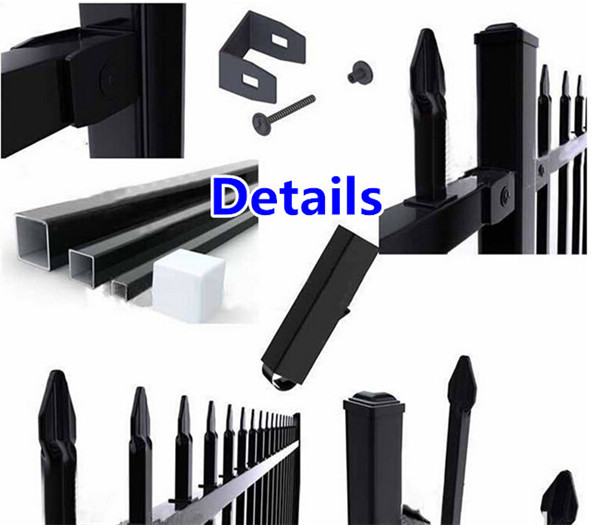 Decorative and ornamental garden galvanized and powder coated iron