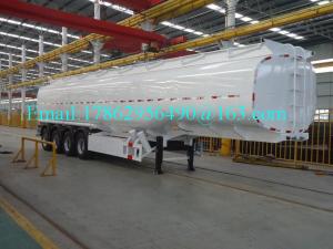 Quality 33 Cbm Heavy Duty Semi Trailers Oil Tank Trailer Stainless Steel 304 Material wholesale
