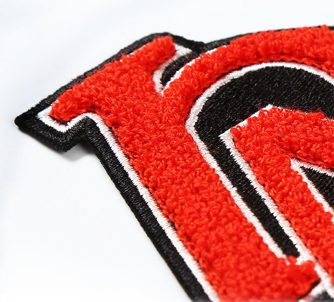 Self Adhesive Chenille Embroidery Patch Die Cut Border For Hoodie Hats​