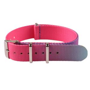 Quality 18mm Nylon Fabric Strap , Ombre Women Watch Band wholesale