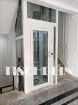 Golden Color Steel Structure Shaft Residential Building Home Elevators 300kg