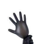 Black Latex Free NBR Waterproof Nitrile Gloves Viral Resistance