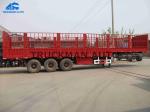 3 Axles Fence Semi Trailer High Tensile Steel Q345 With Linglong Brand Tire