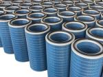 Polyester 95% Industrial Dust Collector Hepa Cartridge Filter 3 Micron
