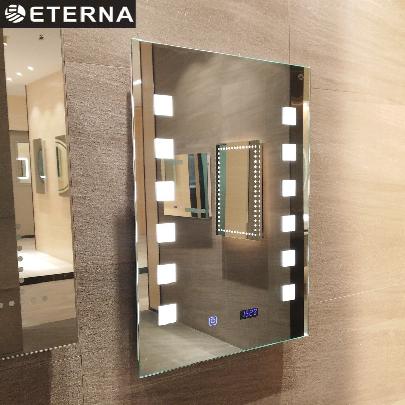Home Wall Decor LED Mirror with Fogless Feature and 3000K/4000K/6000K Color Temperature