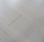 White Stained Russian Oak engineered hardwood flooring, premium AB grade
